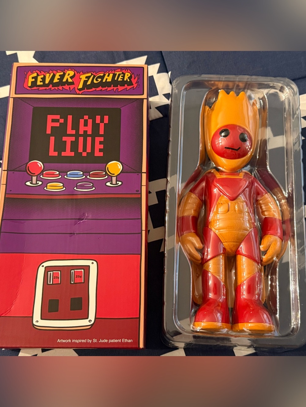 NIB ST. JUDE’S FEVER FIGHTER FIGURE
